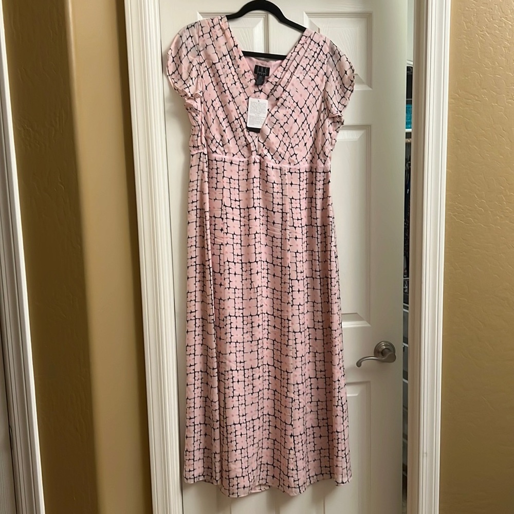 INC 100% silk dress 16w